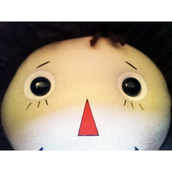 Raggedy Ann Holiday Keepsake Doll 1999 18" Applause Mini Raggedy Ann & Stand - Picture 13 of 15